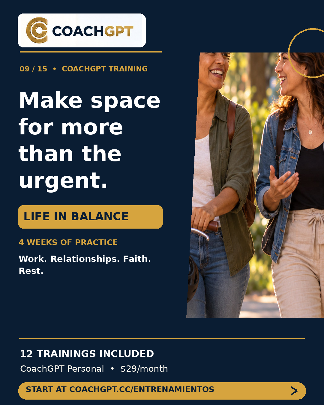 Life in Balance · CoachGPT training