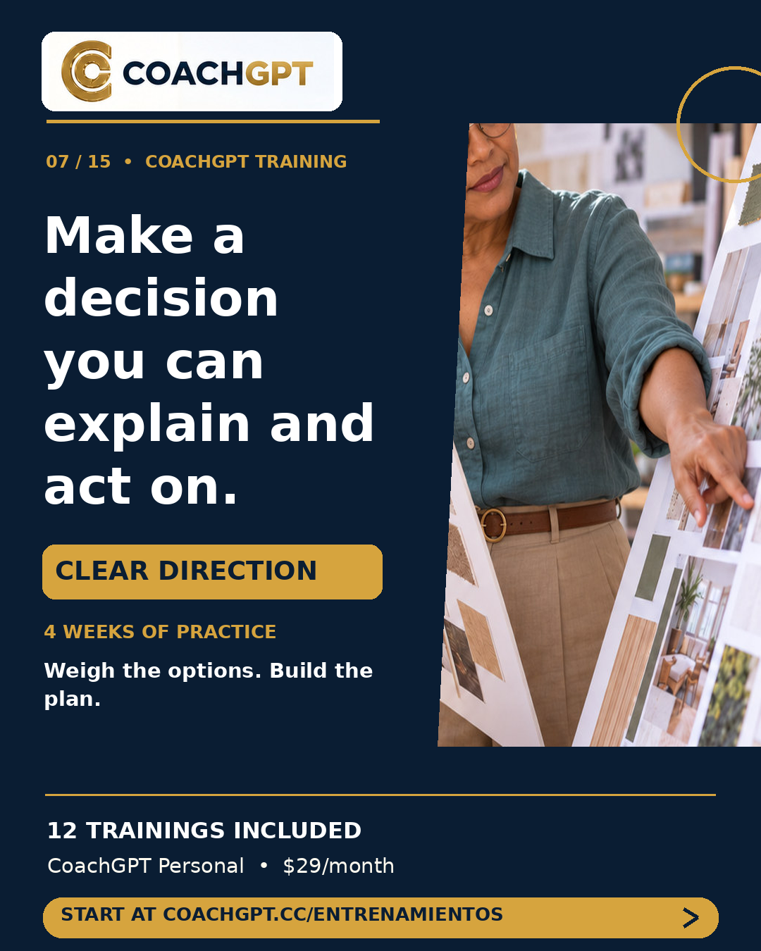 Clear Direction · CoachGPT training
