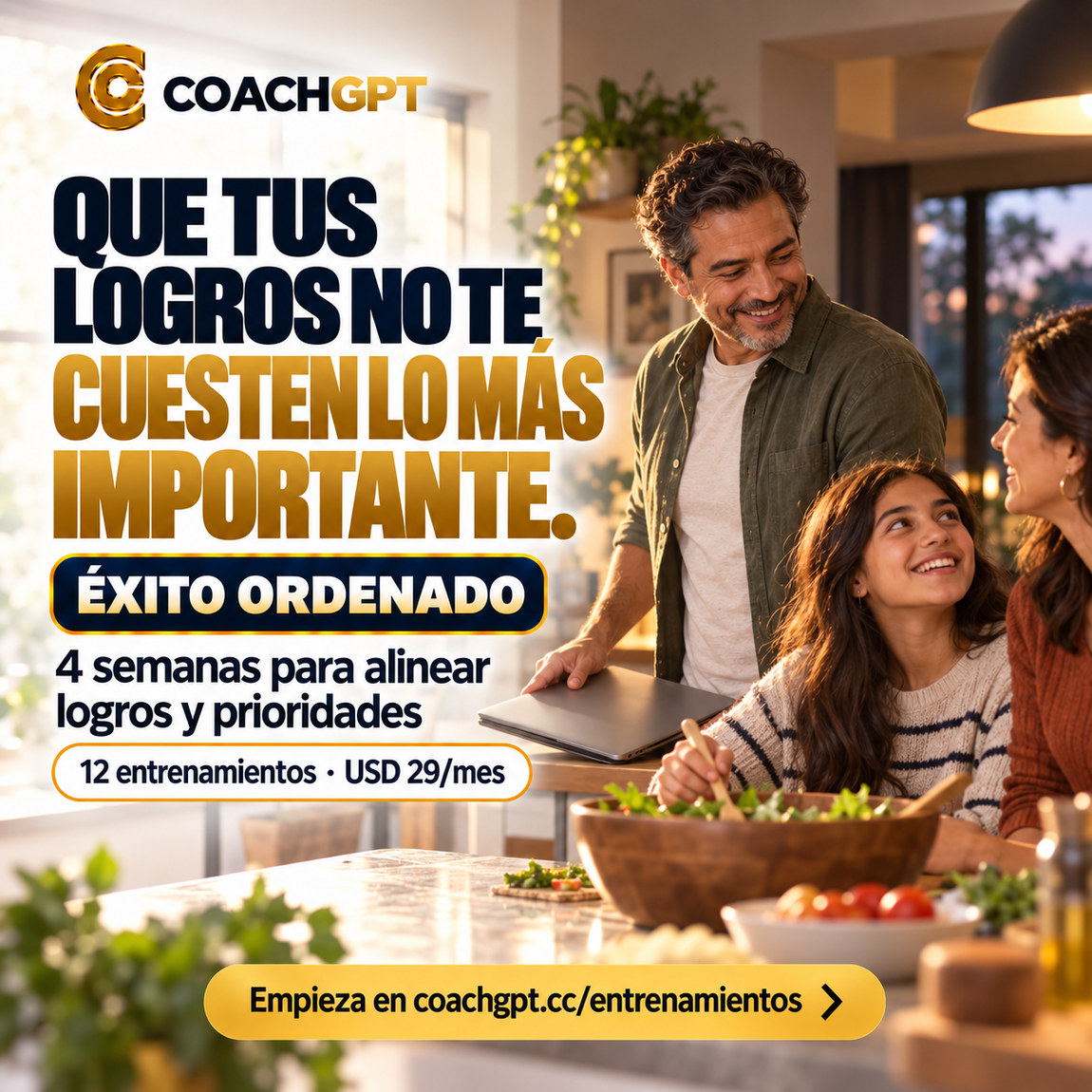 Éxito Ordenado · entrenamiento CoachGPT