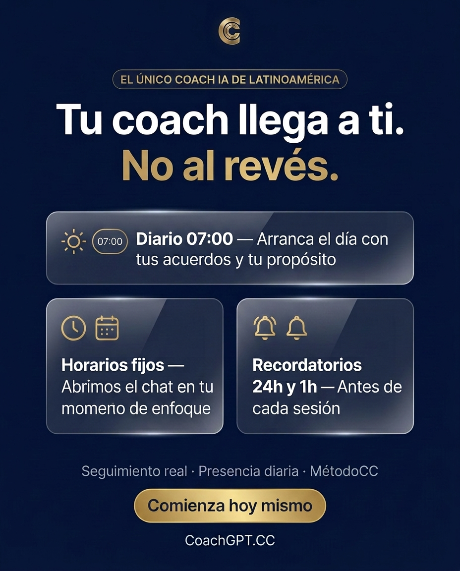 Tu coach llega a ti, no al revés